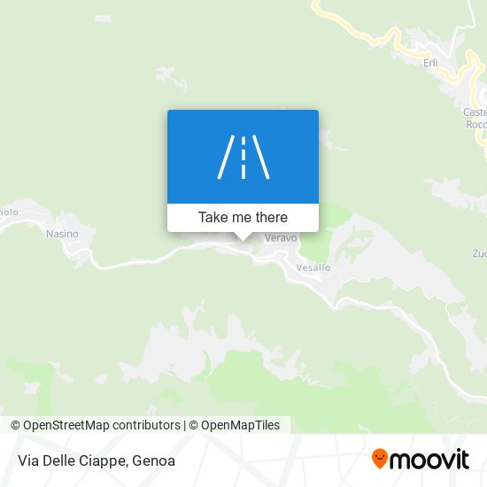 Via Delle Ciappe map