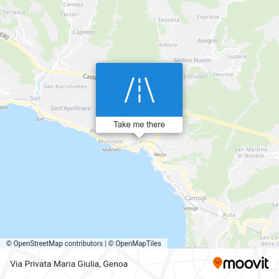 Via Privata Maria Giulia map
