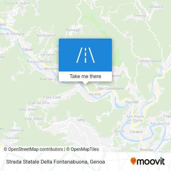 Strada Statale Della Fontanabuona map