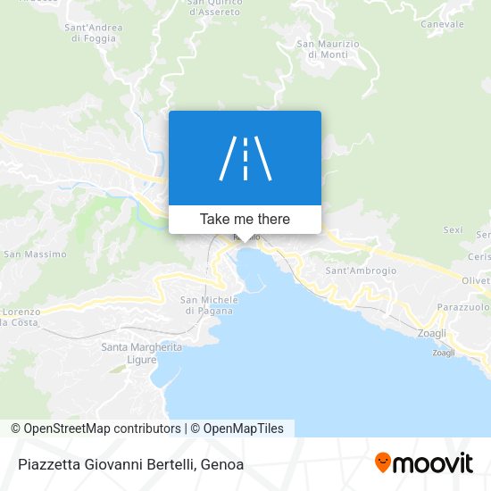 Piazzetta Giovanni Bertelli map