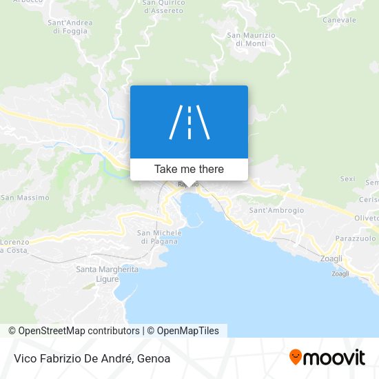 Vico Fabrizio De André map