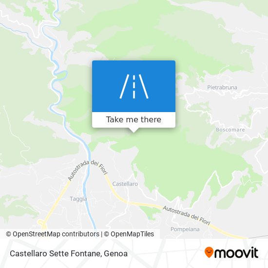 Castellaro Sette Fontane map