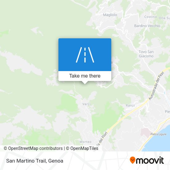 San Martino Trail map