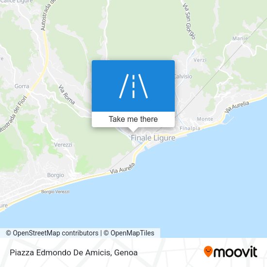 Piazza Edmondo De Amicis map