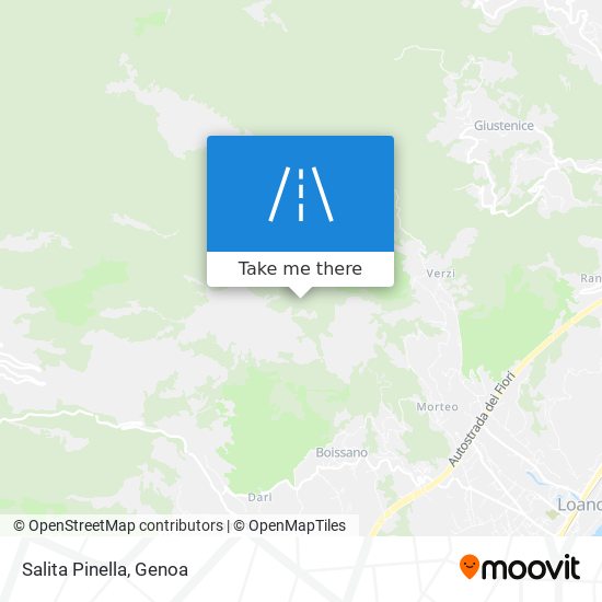 Salita Pinella map