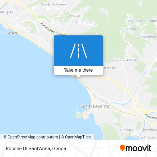 Rocche Di Sant'Anna map