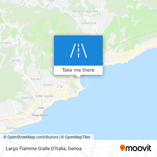 Largo Fiamme Gialle D'Italia map