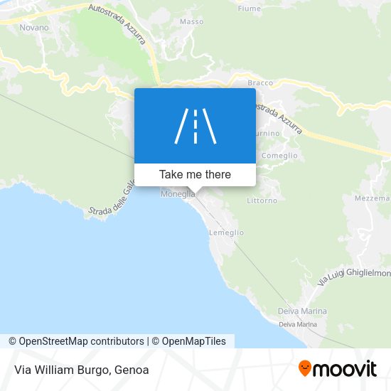 Via William Burgo map