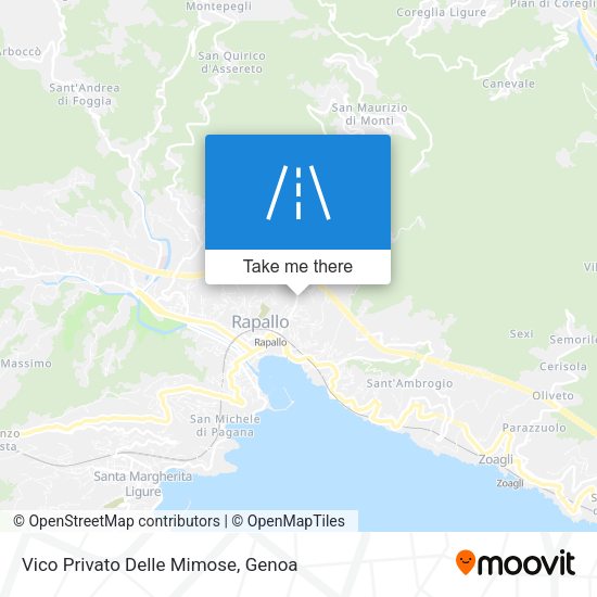 Vico Privato Delle Mimose map