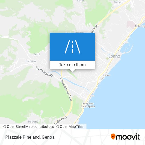 Piazzale Pineland map