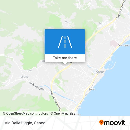 Via Delle Liggie map