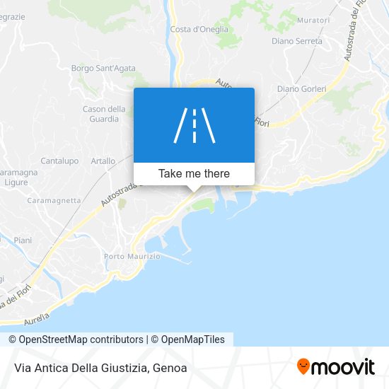 Via Antica Della Giustizia map