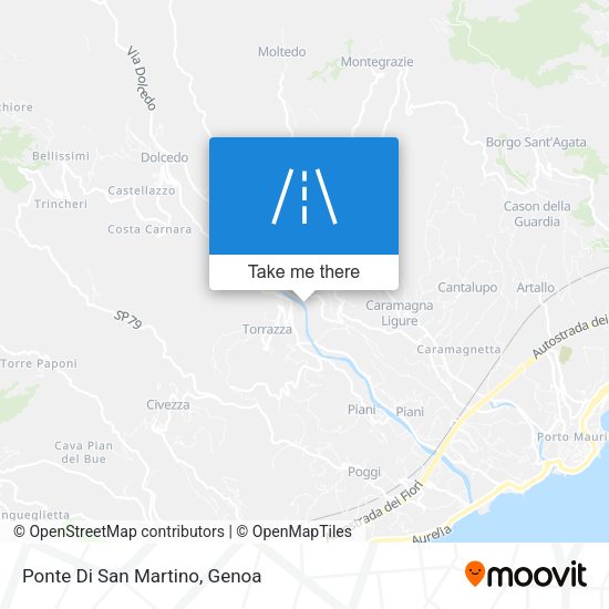 Ponte Di San Martino map