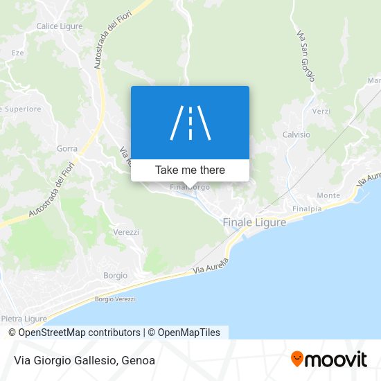 Via Giorgio Gallesio map