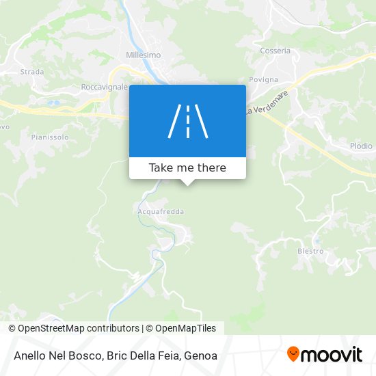 Anello Nel Bosco, Bric Della Feia map