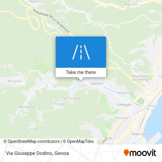 Via Giuseppe Dodino map