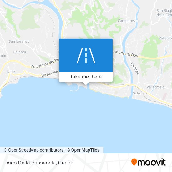 Vico Della Passerella map