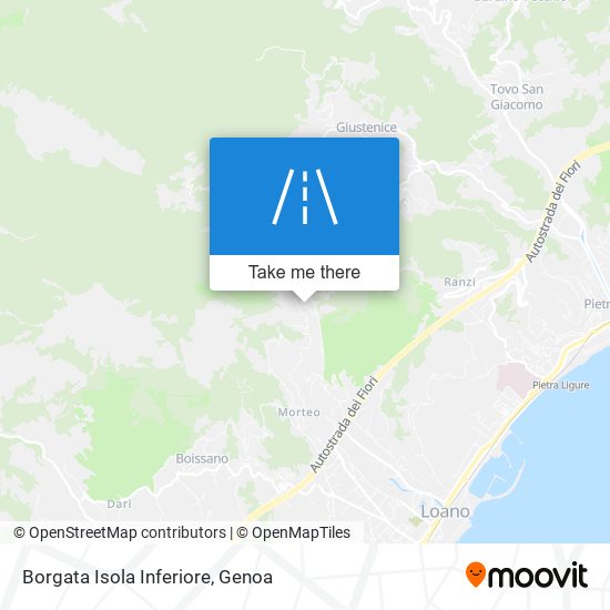Borgata Isola Inferiore map