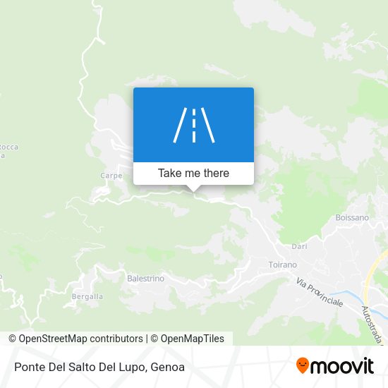 Ponte Del Salto Del Lupo map