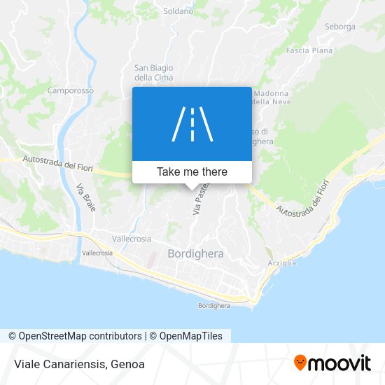 Viale Canariensis map