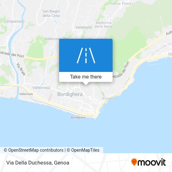Via Della Duchessa map