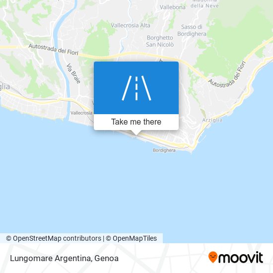 Lungomare Argentina map