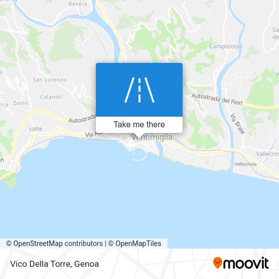 Vico Della Torre map