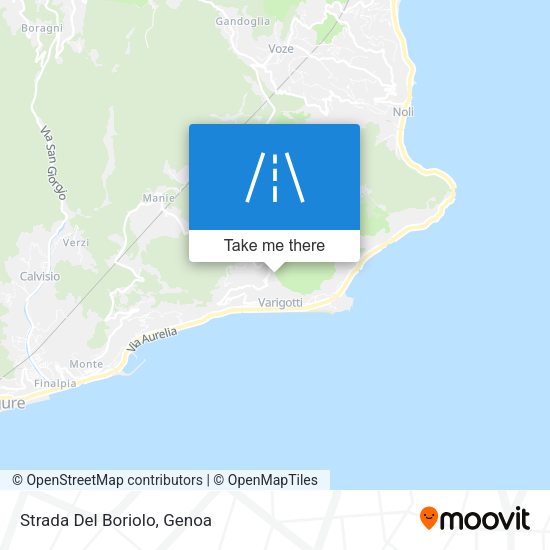 Strada Del Boriolo map