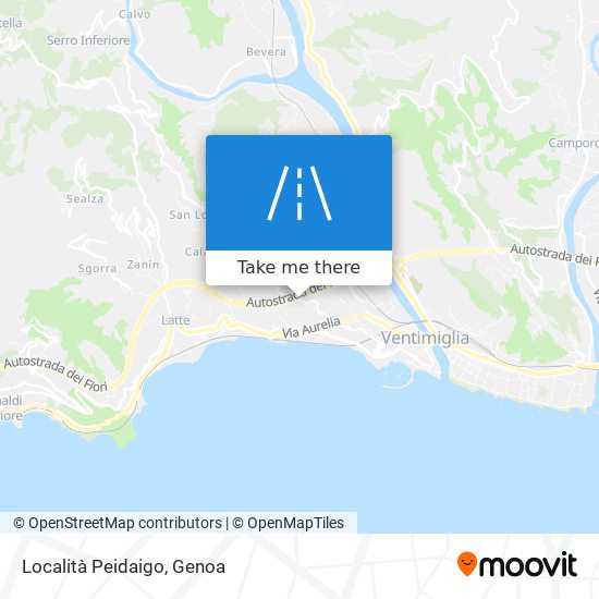 Località Peidaigo map