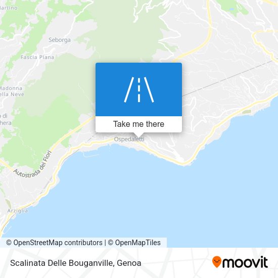 Scalinata Delle Bouganville map