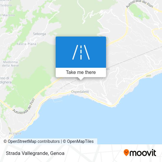 Strada Vallegrande map