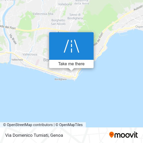 Via Domenico Tumiati map