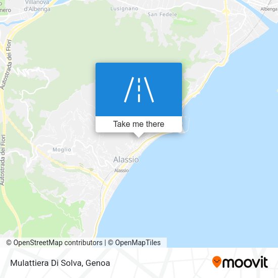 Mulattiera Di Solva map