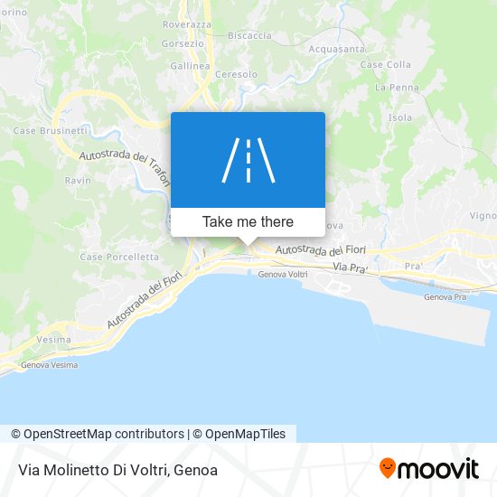 Via Molinetto Di Voltri map