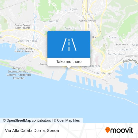 Via Alla Calata Derna map