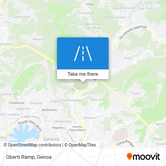 Oberti Ramp map