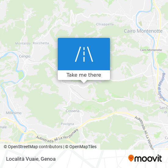 Località Vuaie map