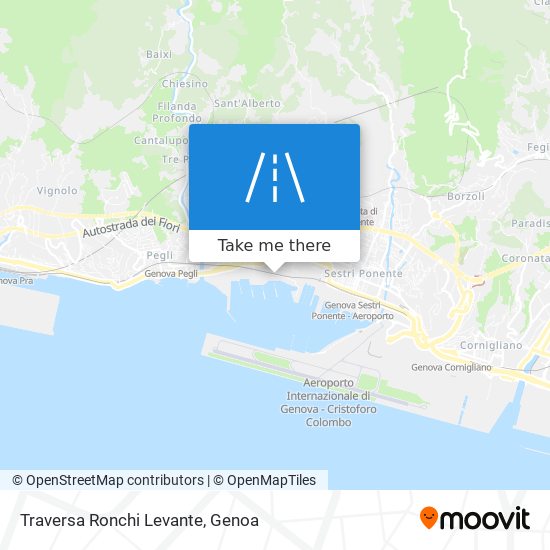 Traversa Ronchi Levante map