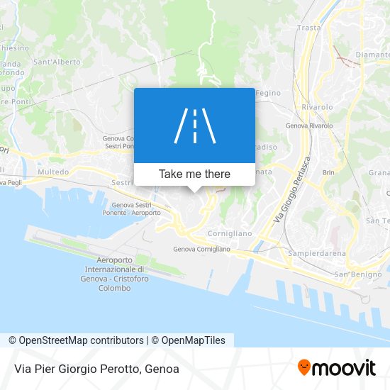 Via Pier Giorgio Perotto map