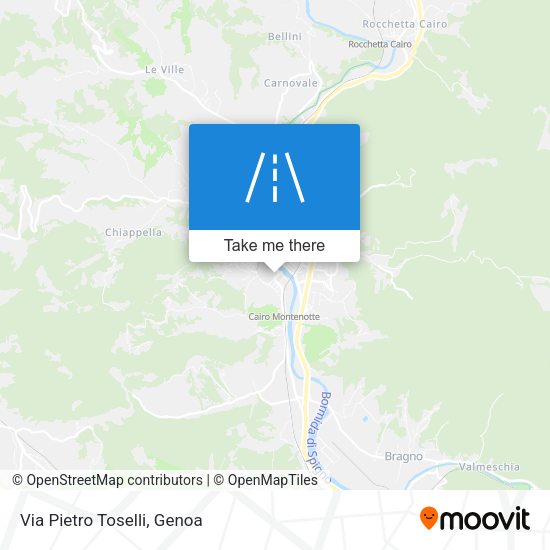 Via Pietro Toselli map