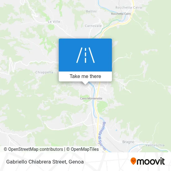 Gabriello Chiabrera Street map