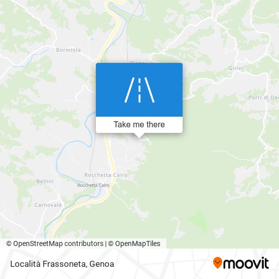 Località Frassoneta map