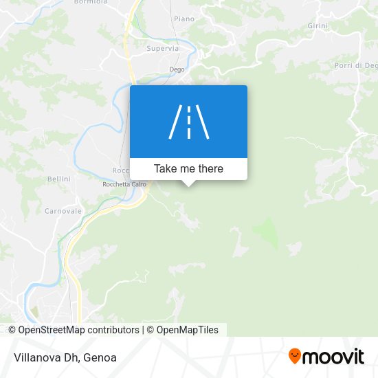 Villanova Dh map