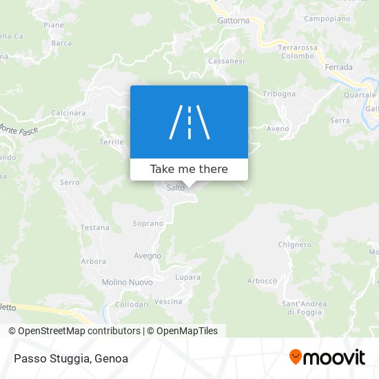 Passo Stuggia map