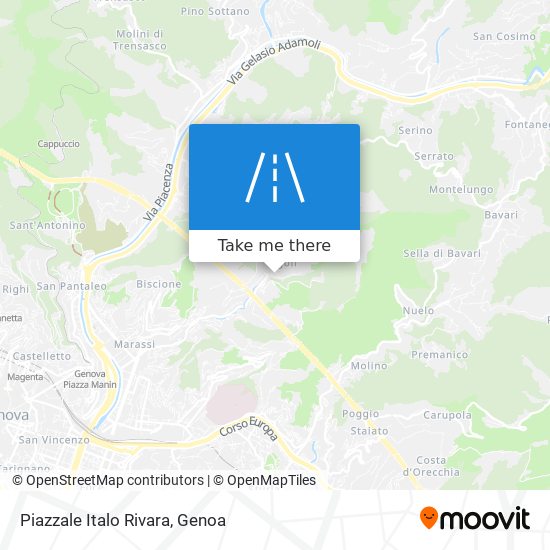 Piazzale Italo Rivara map