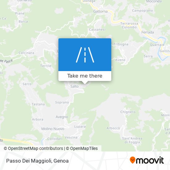 Passo Dei Maggioli map