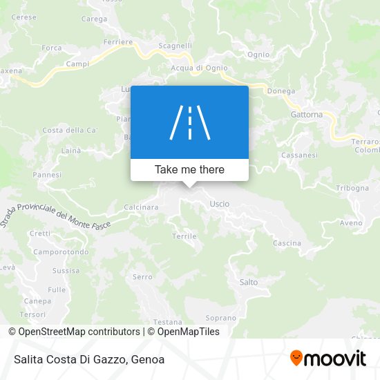 Salita Costa Di Gazzo map