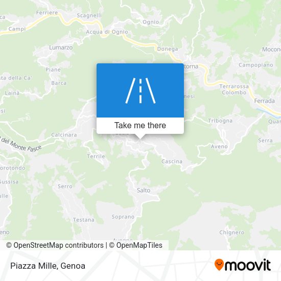 Piazza Mille map