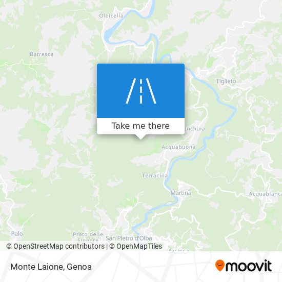Monte Laione map