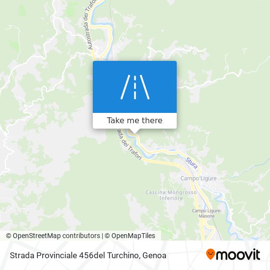 Strada Provinciale 456del Turchino map